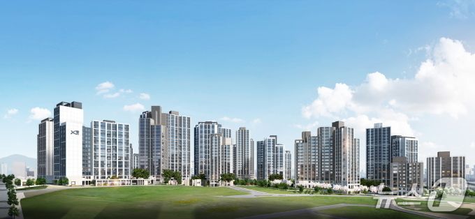 북서울자이 폴라리스(보류지) 조감도