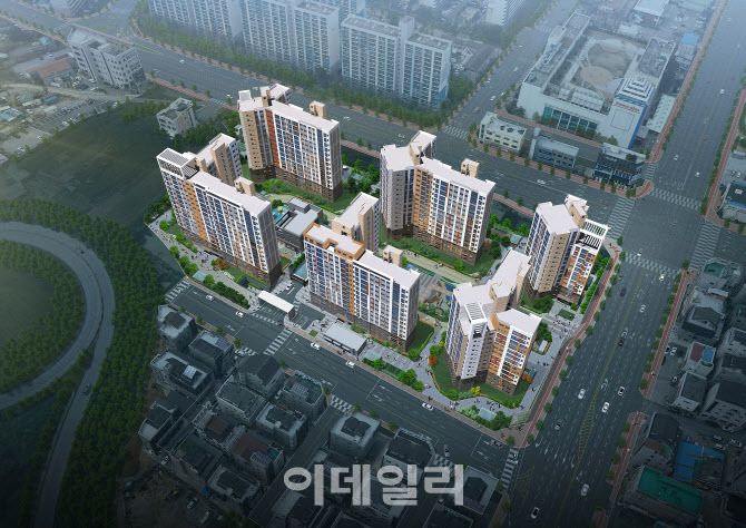 초혁신도시 반도유보라 마크브릿지 조감도