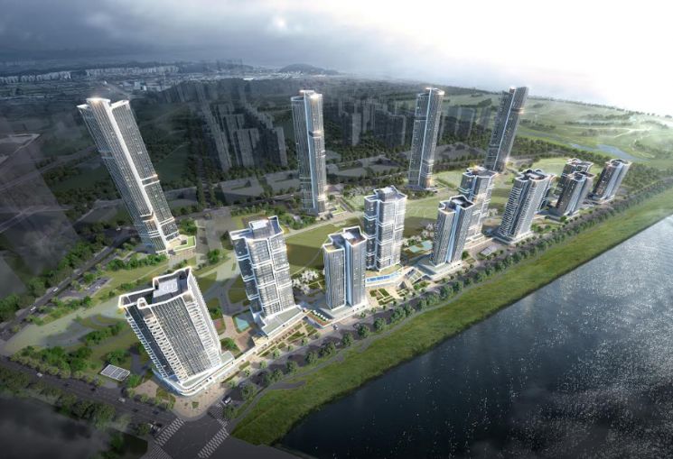 더샵 송도그란테르 G5-11블록 조감도